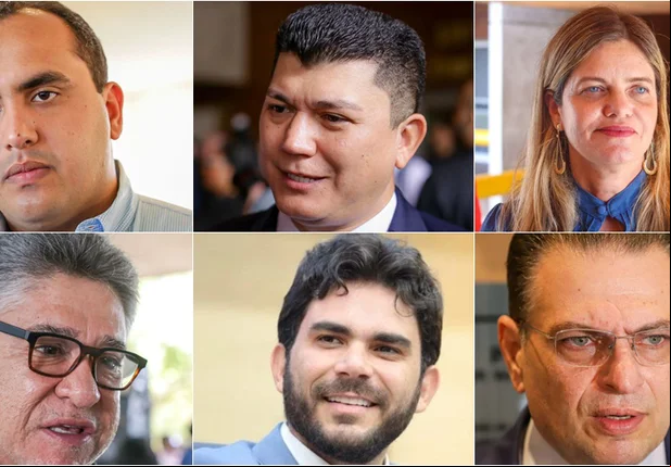 Georgiano Neto, Rubens Vieira, Gracinha, João Mádison, Marcus Vinícius e Gessivaldo Isaías