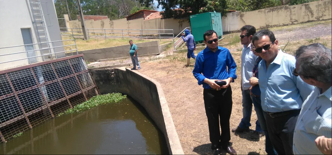 Henrique Pires, fez uma visita às obras do projeto Lagoas do Norte  