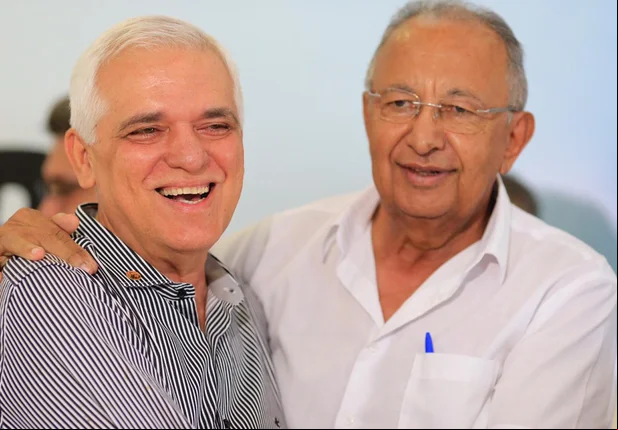 Themístocles Filho e Dr. Pessoa no evento de filiação do MDB